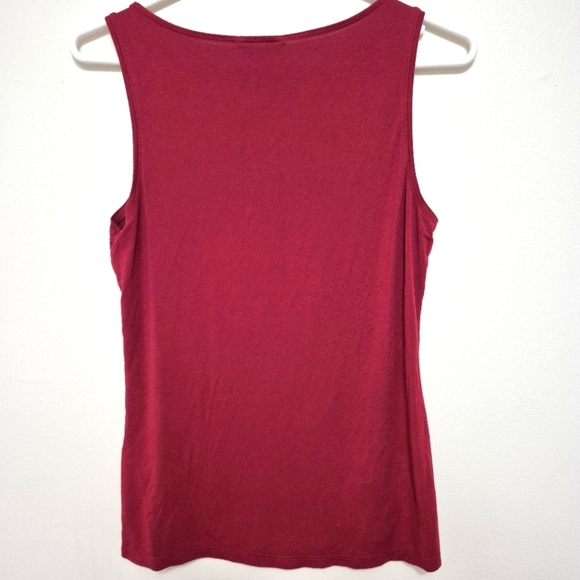 RW&Co Women’s Burgundy Sleeveless Top – Size M - Picture 5 of 5